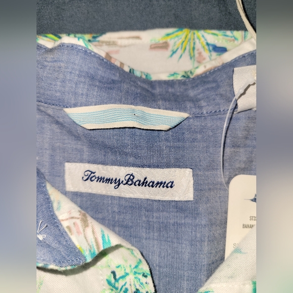 NWT Tommy Bahama - Bahama Village Woven Shirt ST325920 Cotton Continental Large - Picture 10 of 10
